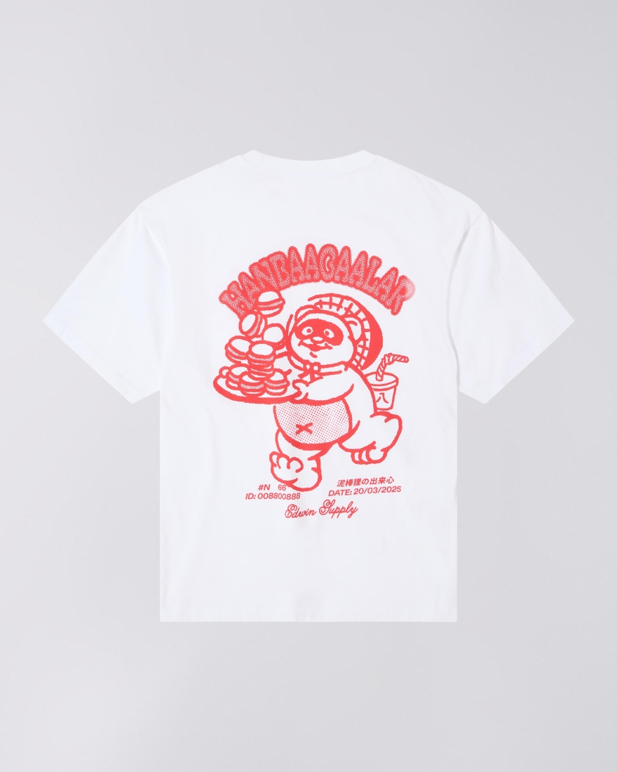 EDWIN Tanuki T-Shirt White