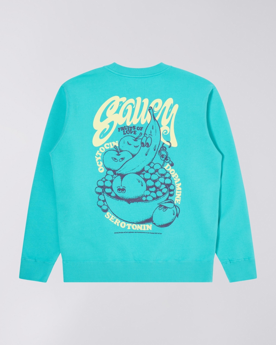 EDWIN Fruits Of Love Sweat Baltic