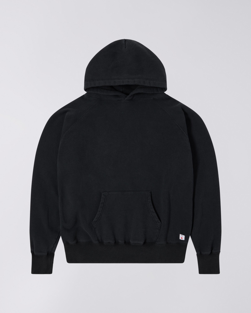 EDWIN Raglan Sleeve Hood Black