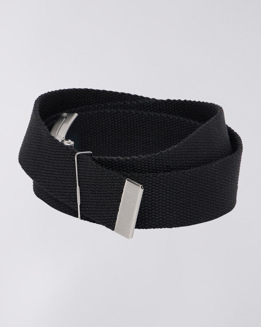 EDWIN Katakana Clip Belt Black