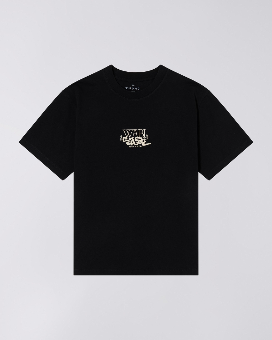 EDWIN Wabi Sabi T -Shirt Black