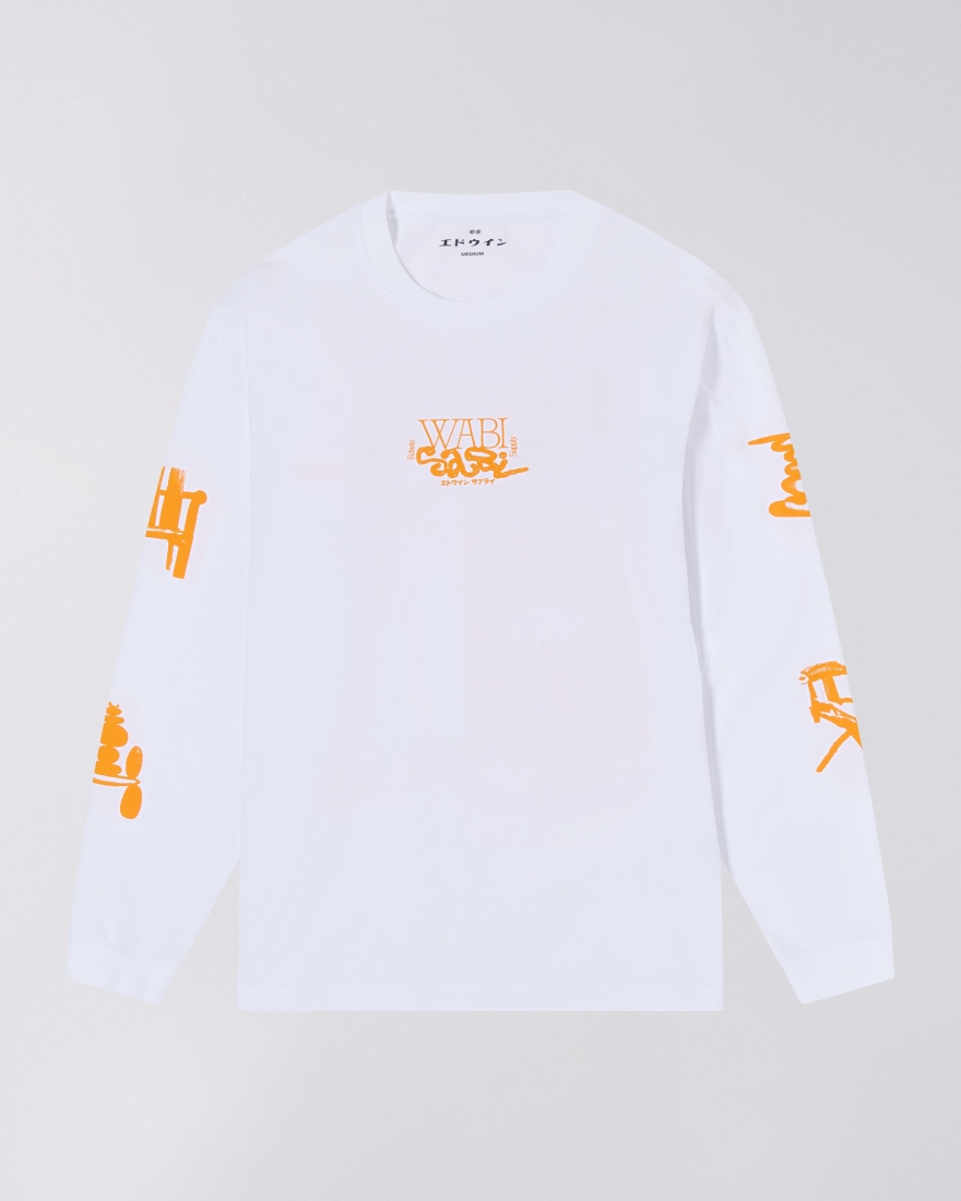 EDWIN Wabi Sabi T-Shirt LS White