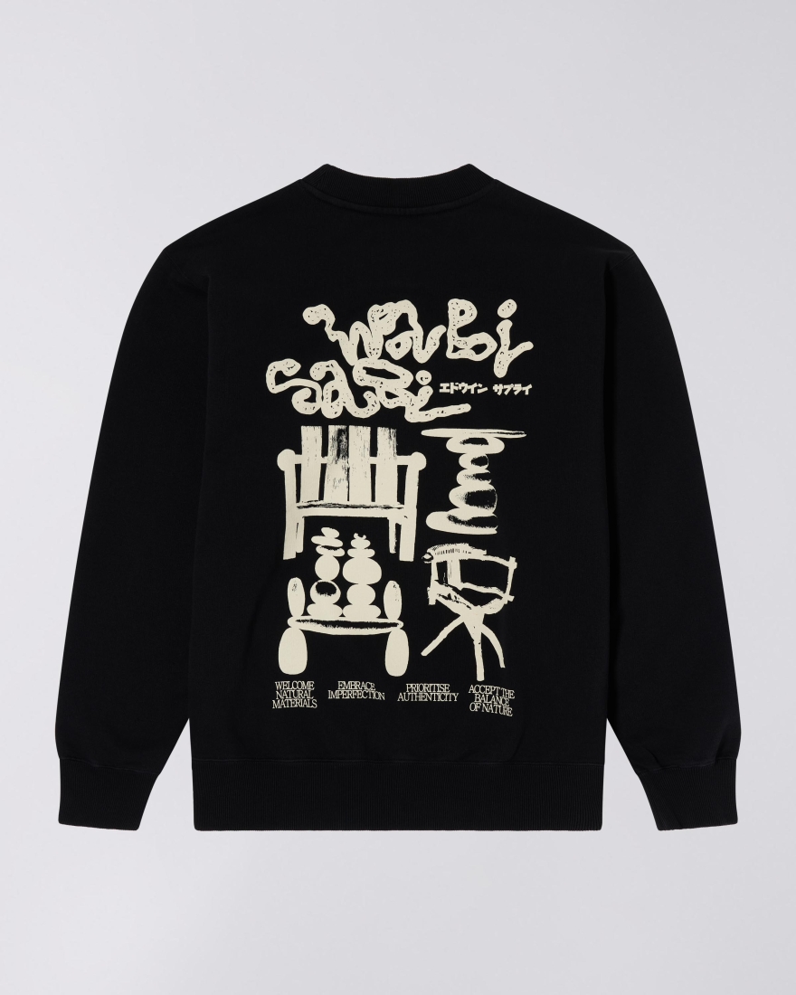 EDWIN Embrace Imperfection Sweat Black