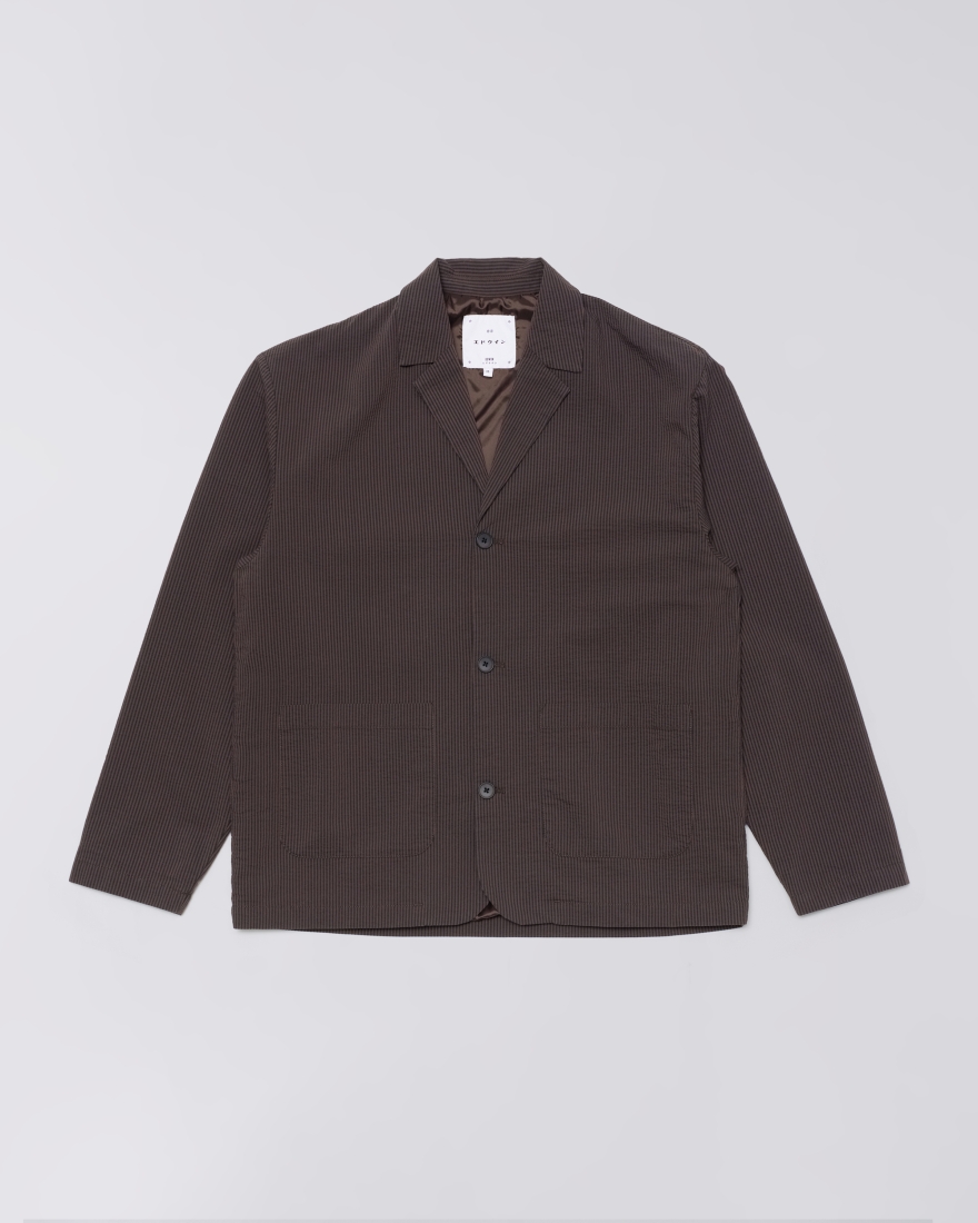 EDWIN Edison Blazer Coffee Bean / Black
