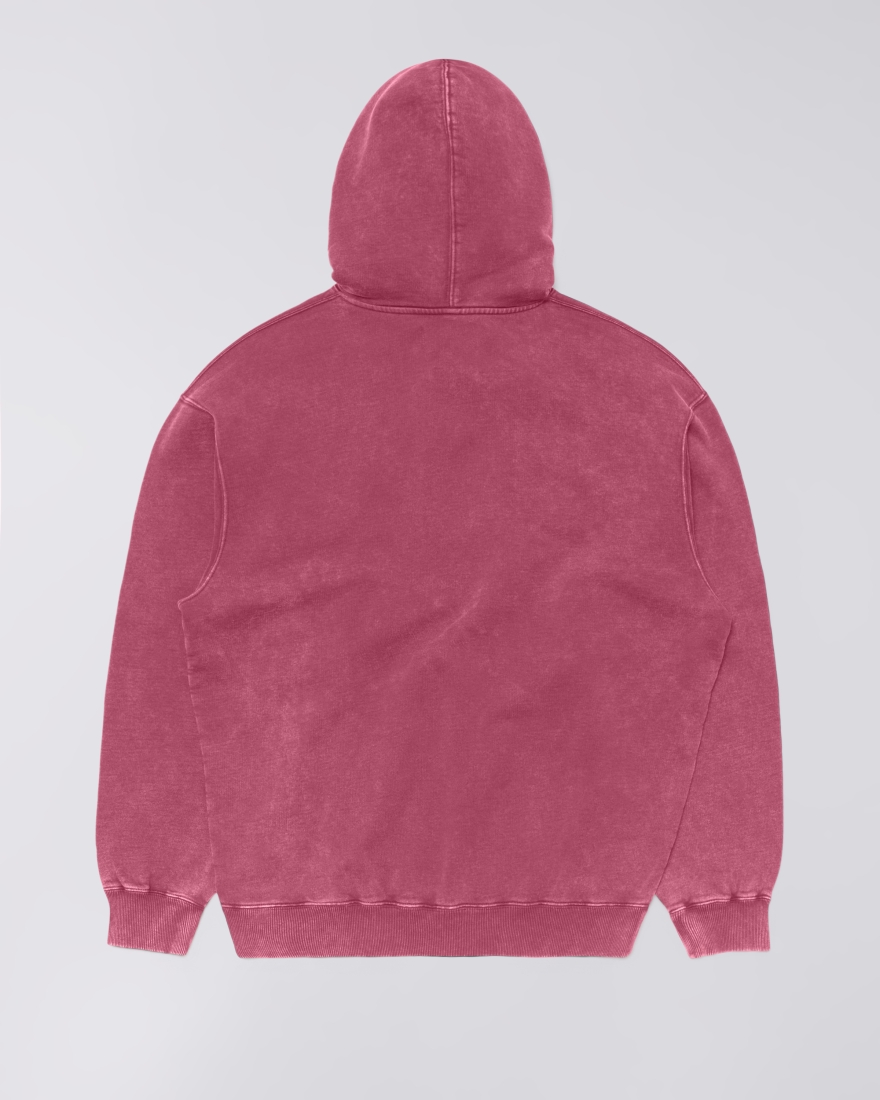 EDWIN Axiom Hoodie Sweat Red Plum
