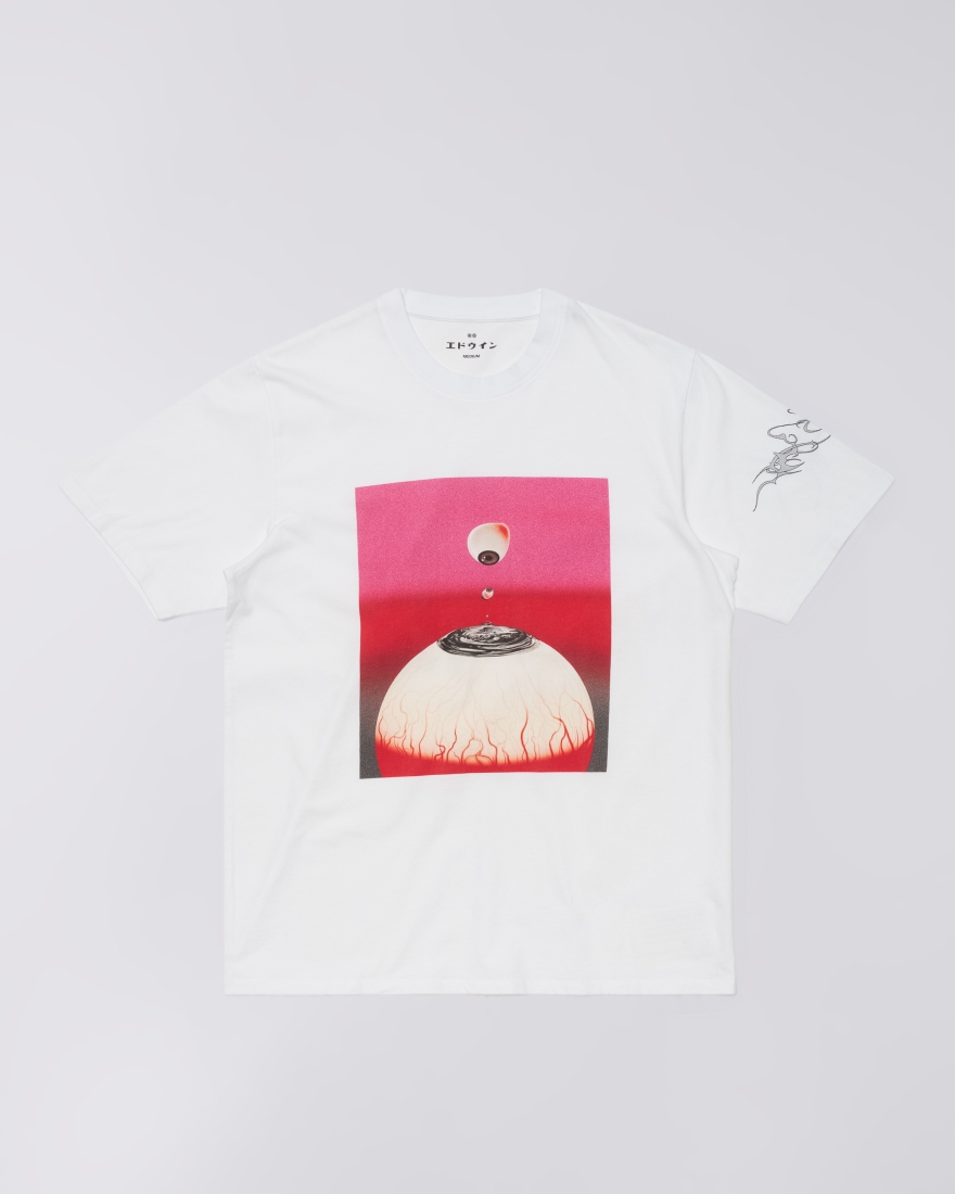 EDWIN Hold My Gaze T-Shirt White