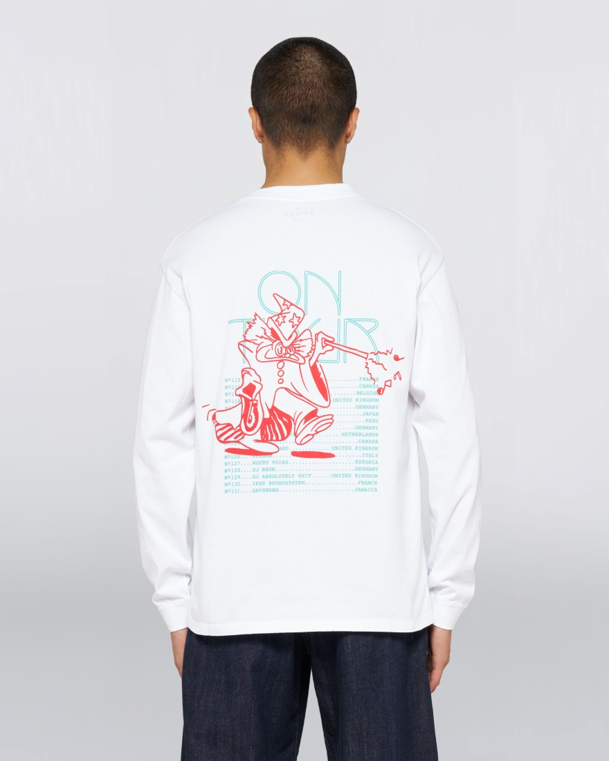EDWIN EMC On Tour T-Shirt LS White