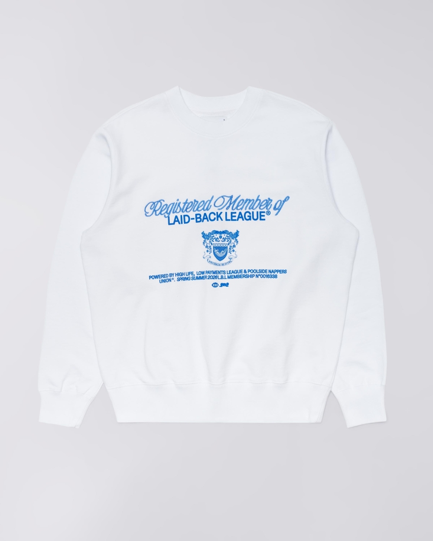EDWIN Laid-Back League Sweat White
