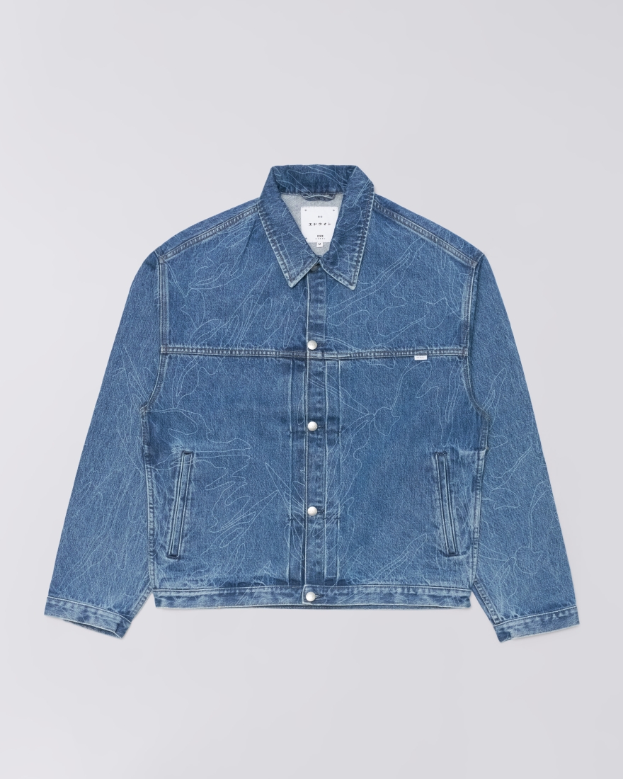 EDWIN Shizuku Freeland Jacket Blue