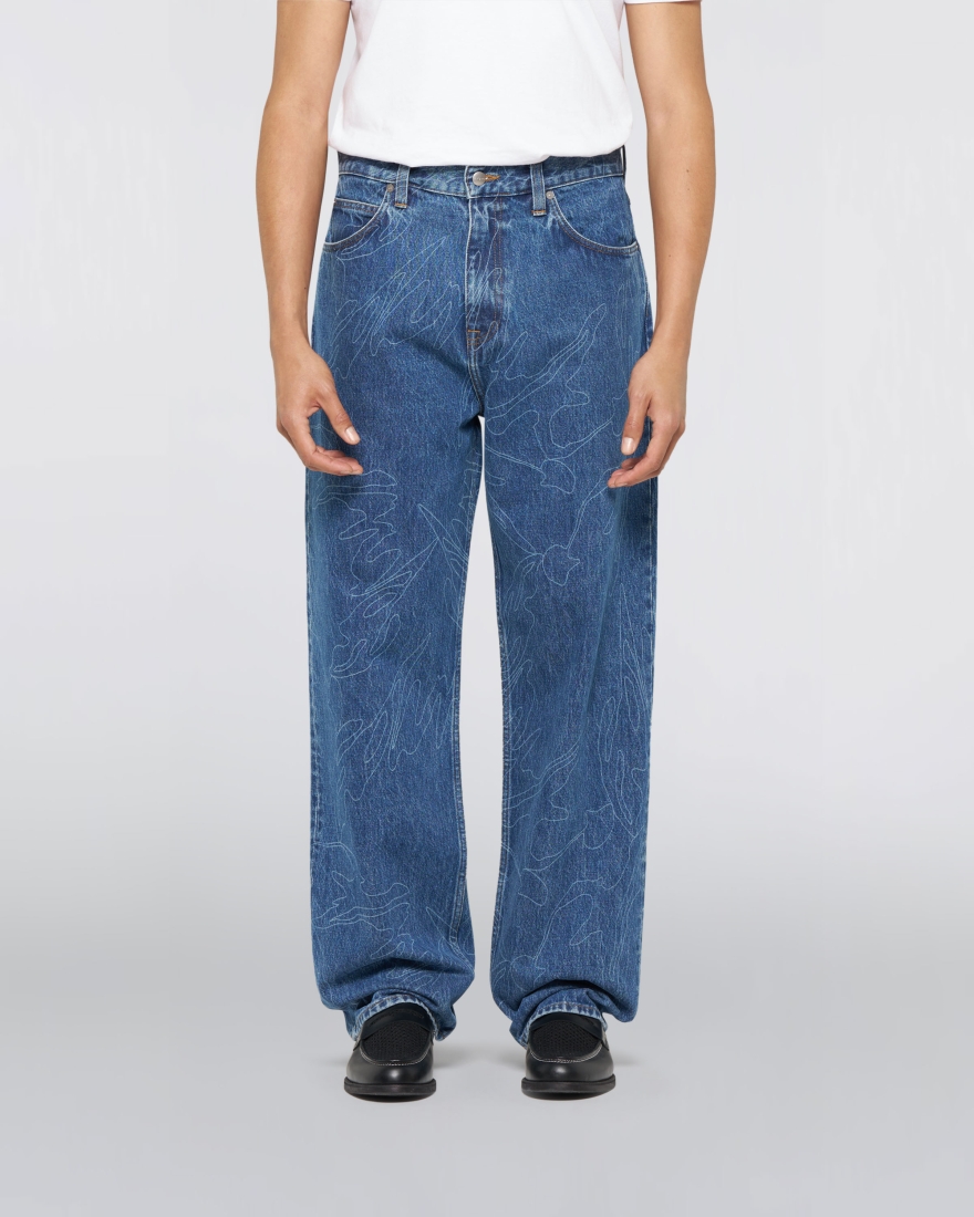 EDWIN Shizuku Matrix Pant Blue