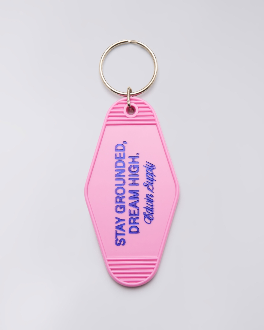 EDWIN Hotel Keyring Pink