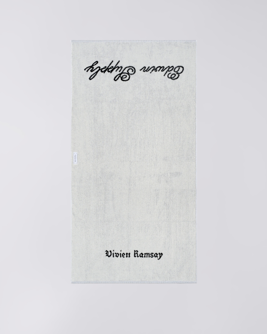 EDWIN EDWIN x Vivien Ramsay Bath Towel White / Black