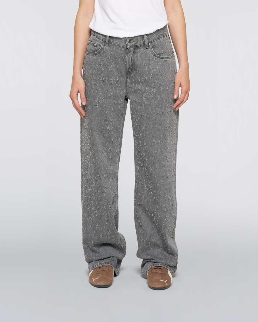 EDWIN W' Lexie Pant Black