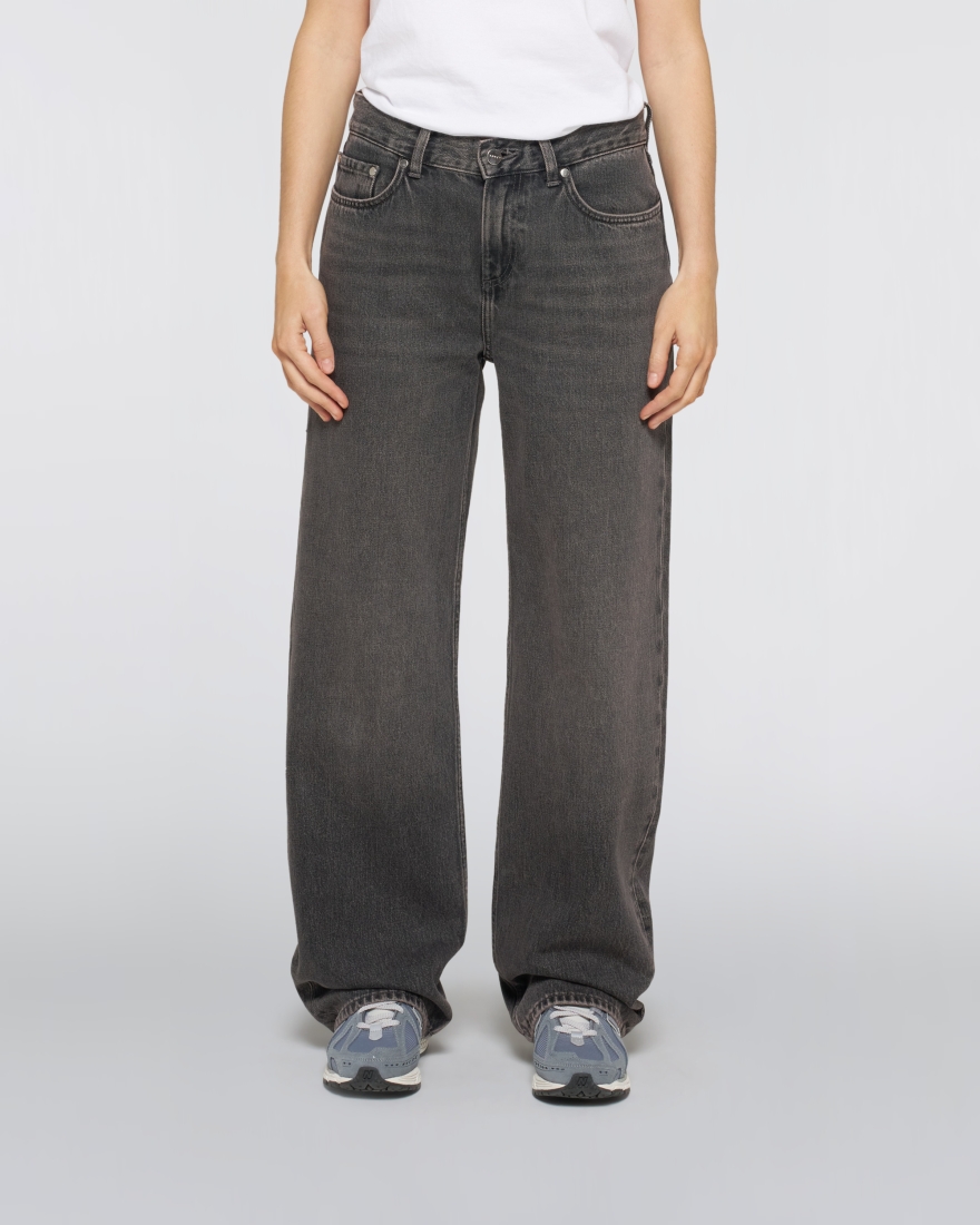 EDWIN W' Lexie Pant Black