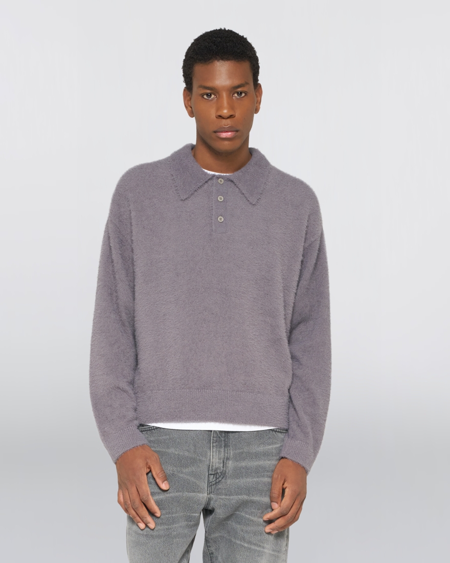 EDWIN Dex Polo Sweater Excalibur