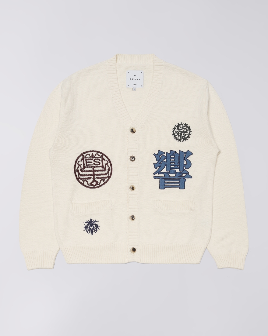 EDWIN Hibiki Cardigan Off White