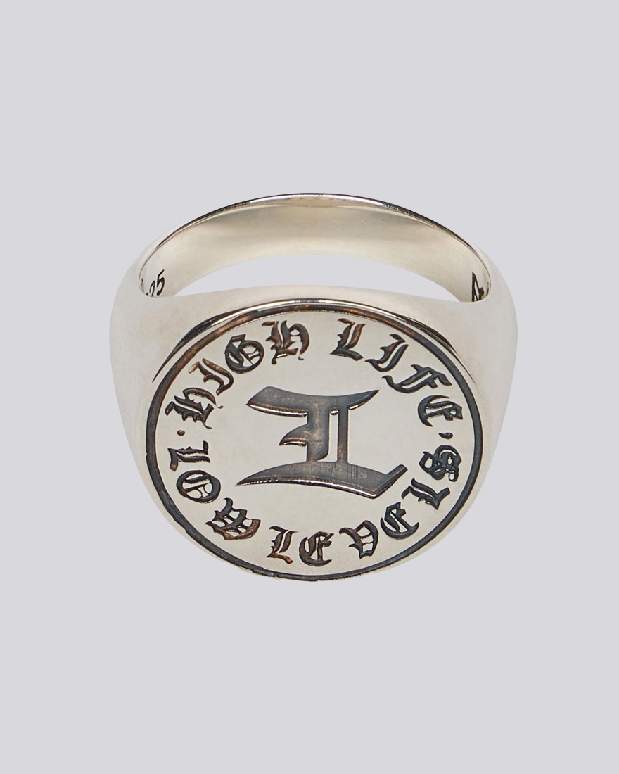 EDWIN EDWIN x Maple Signet Ring Silver