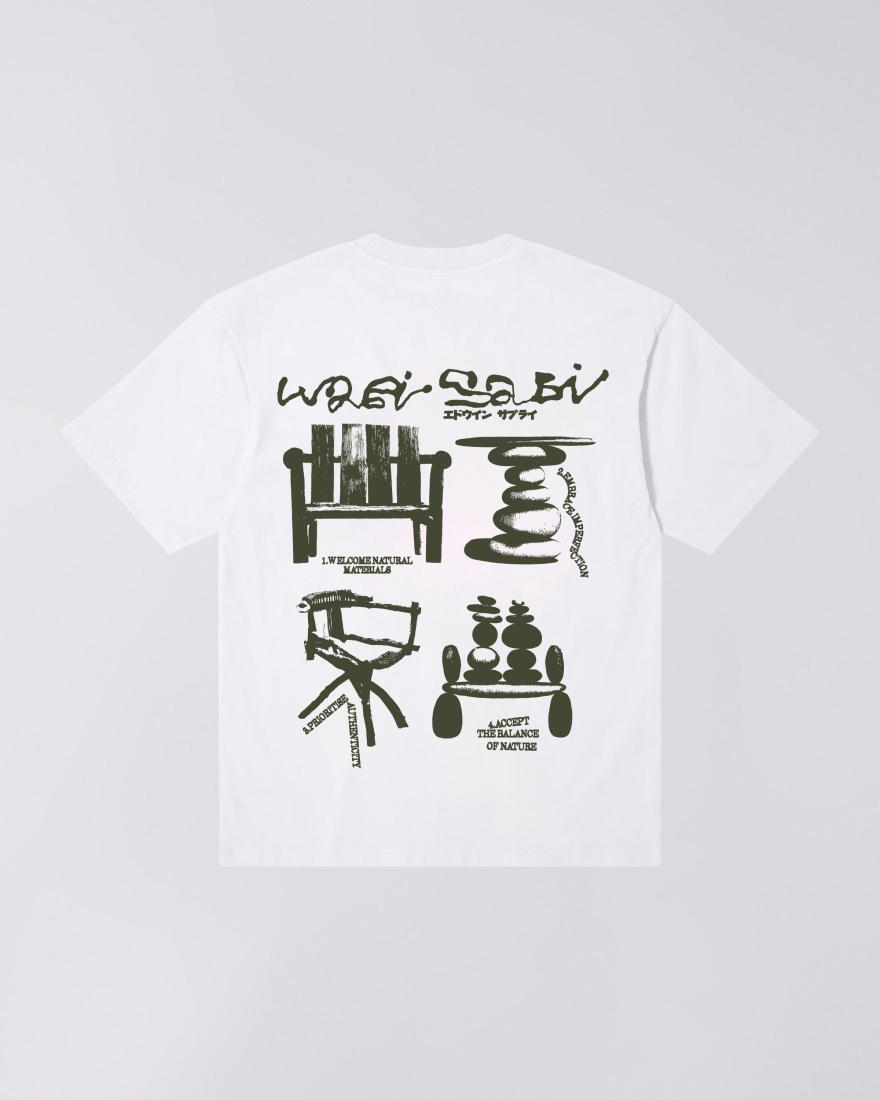 EDWIN Embrace Imperfection T-Shirt White