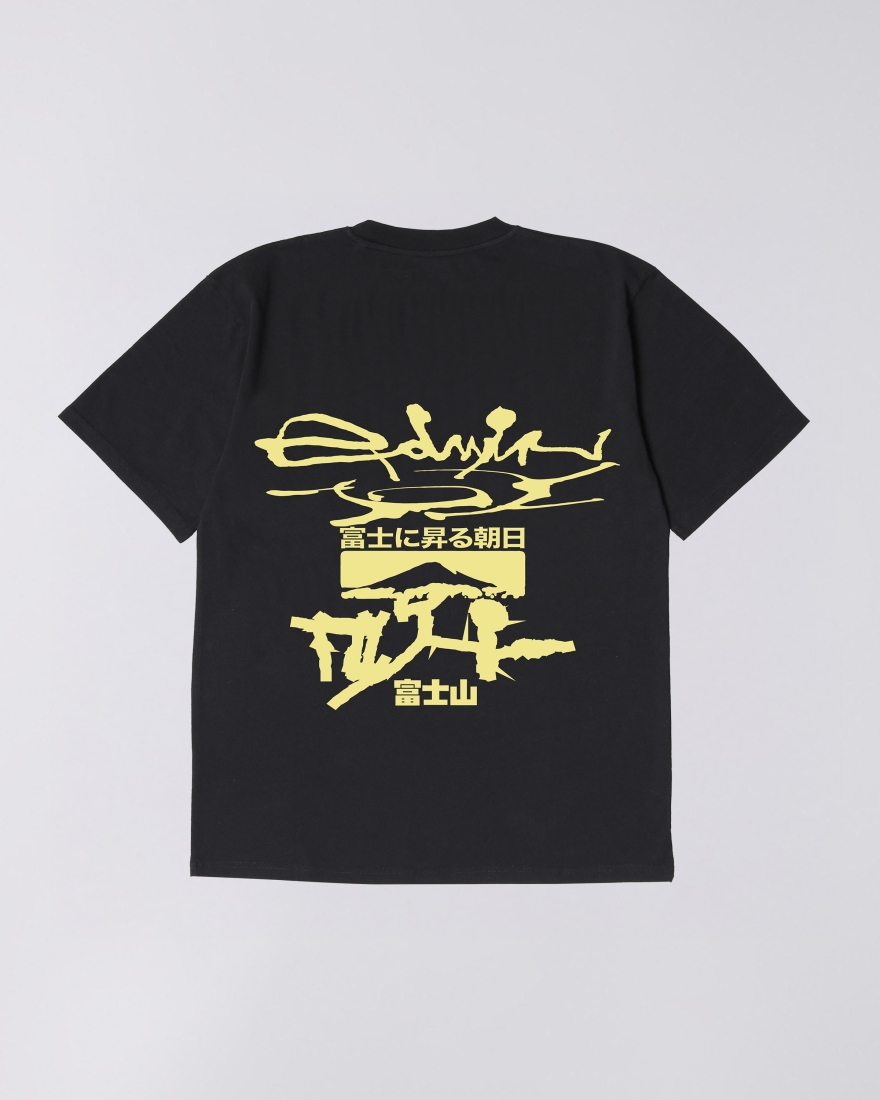EDWIN Mount Fuji Dusk T-Shirt Black