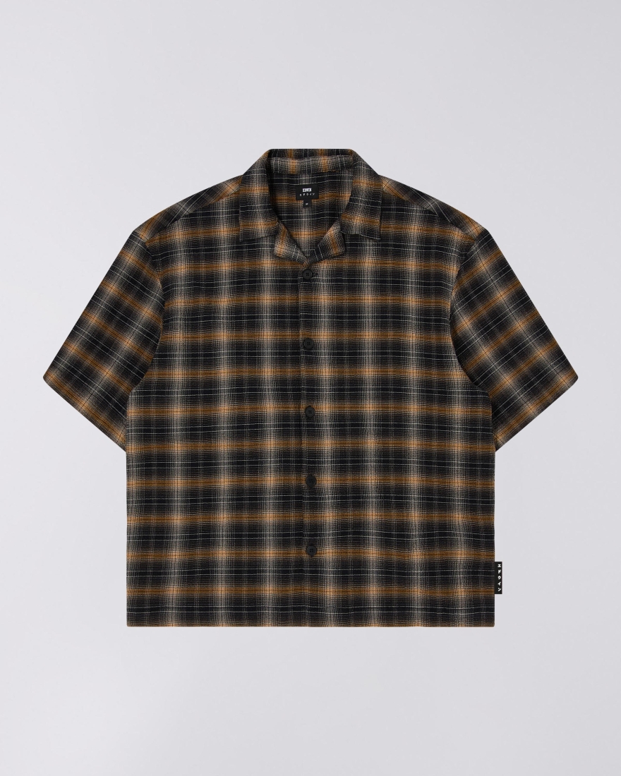 EDWIN Saga Shirt SS Black / Yellow