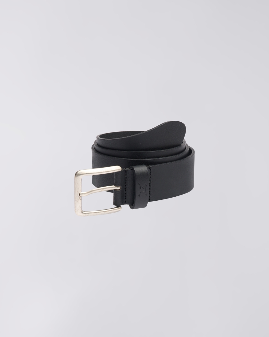 EDWIN Classic Leather Belt 40mm Black