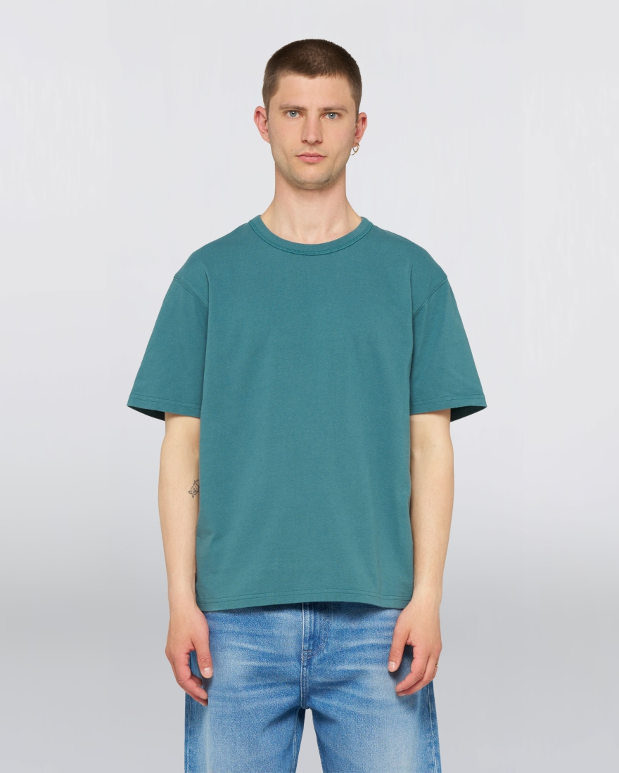 EDWIN Regular Basic T-Shirt Mediterranea