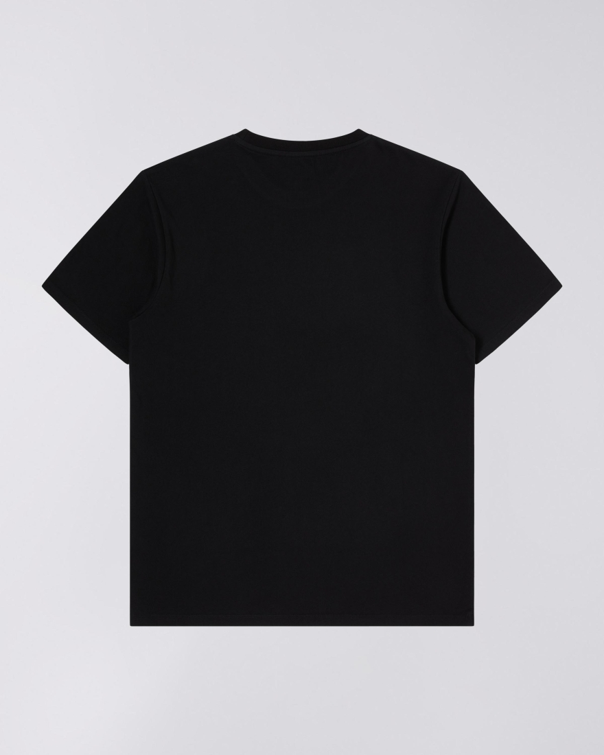EDWIN Regular Striped T-Shirt Black / Off White