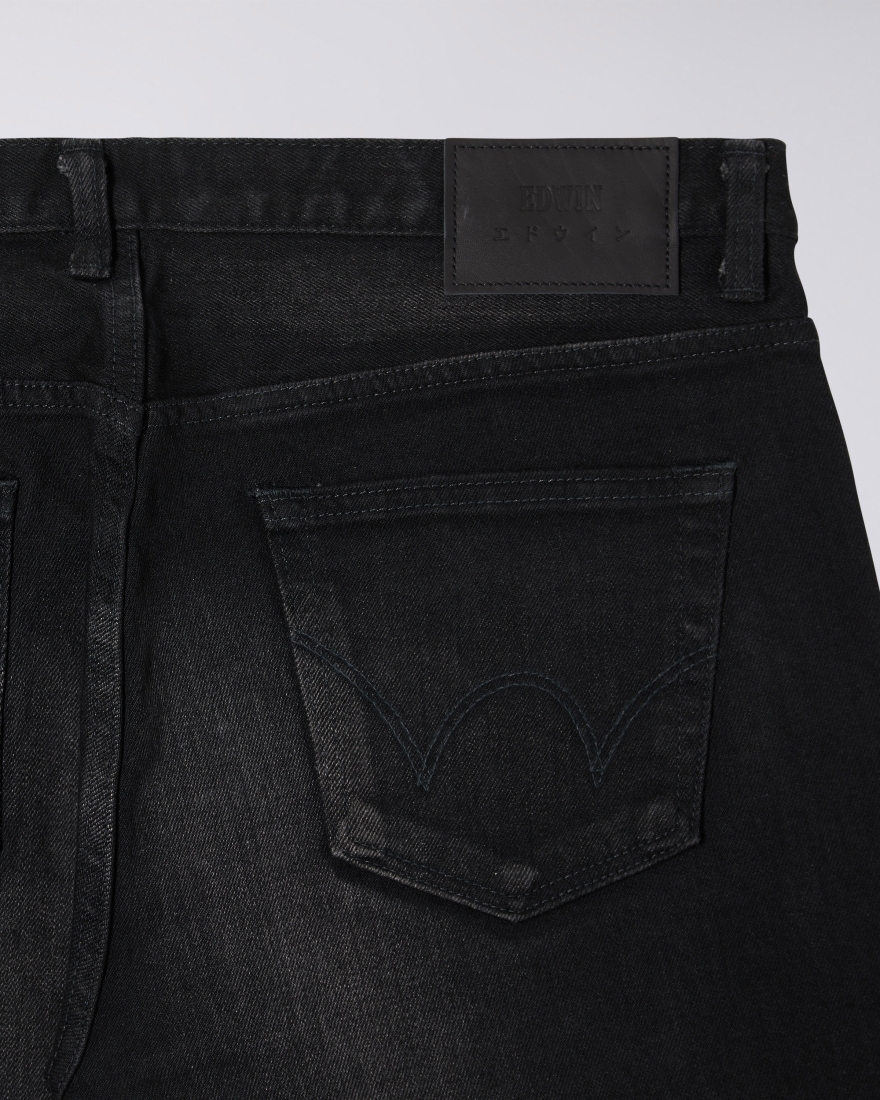 EDWIN Slim Tapered Jeans Black