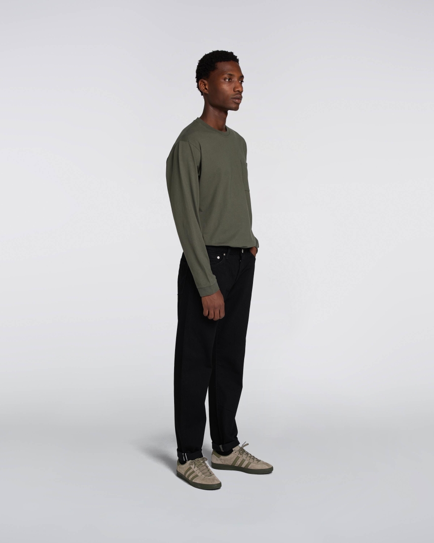 EDWIN Regular Tapered Jeans Black