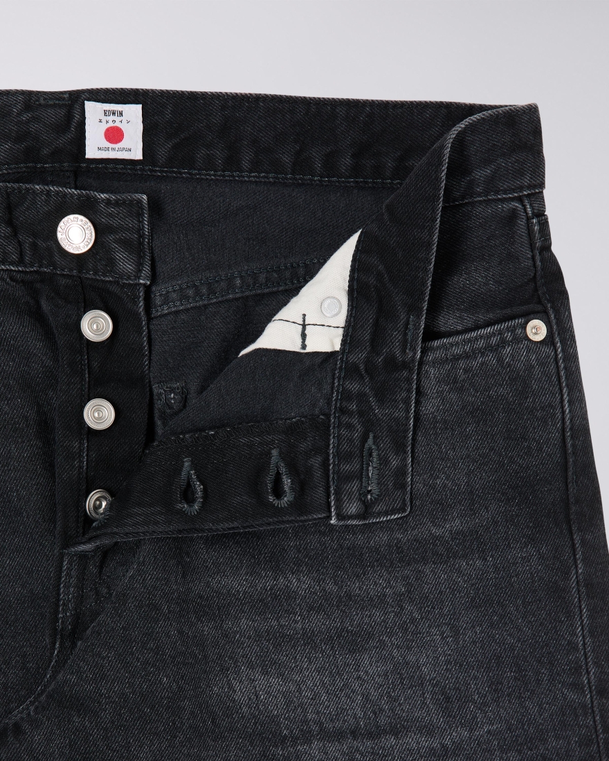 EDWIN Regular Tapered Jeans Black