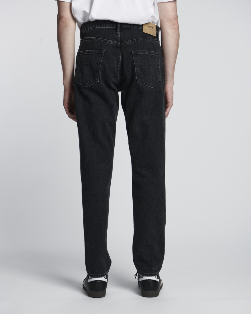 EDWIN Regular Tapered Jeans Black