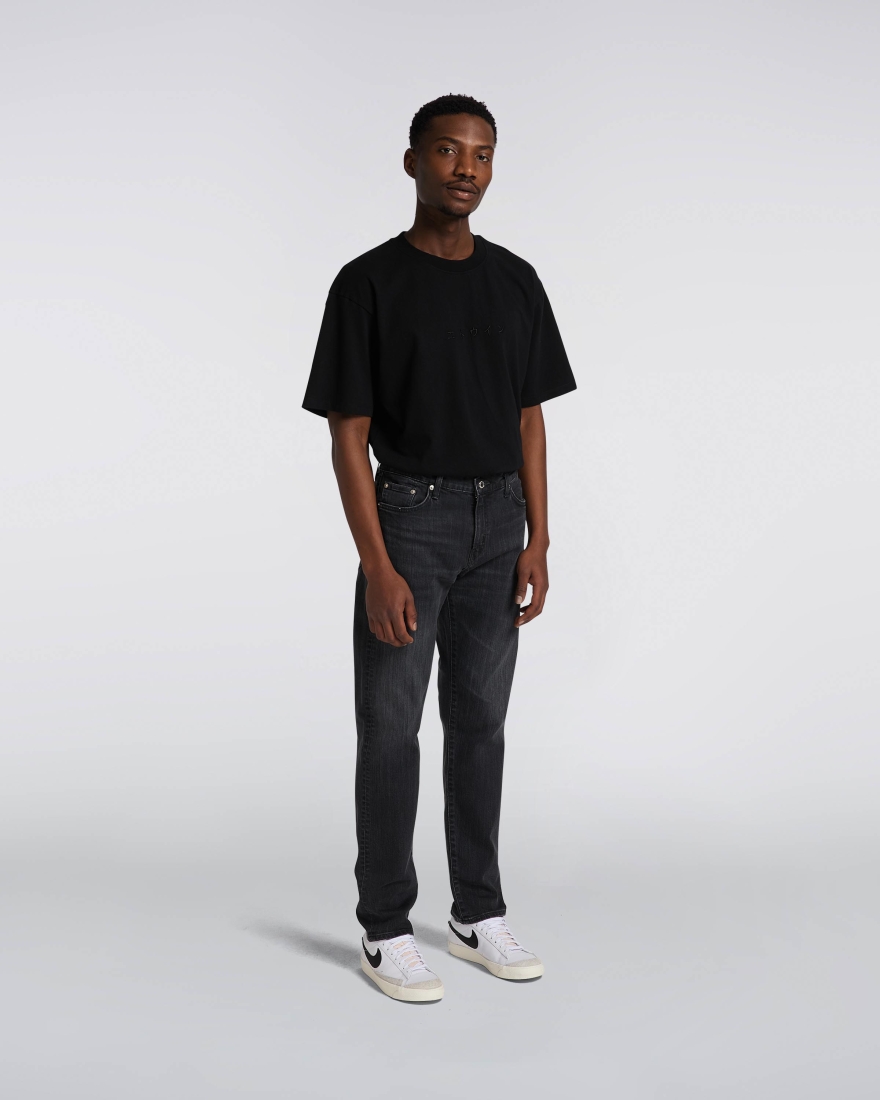 EDWIN Regular Tapered Jeans Black