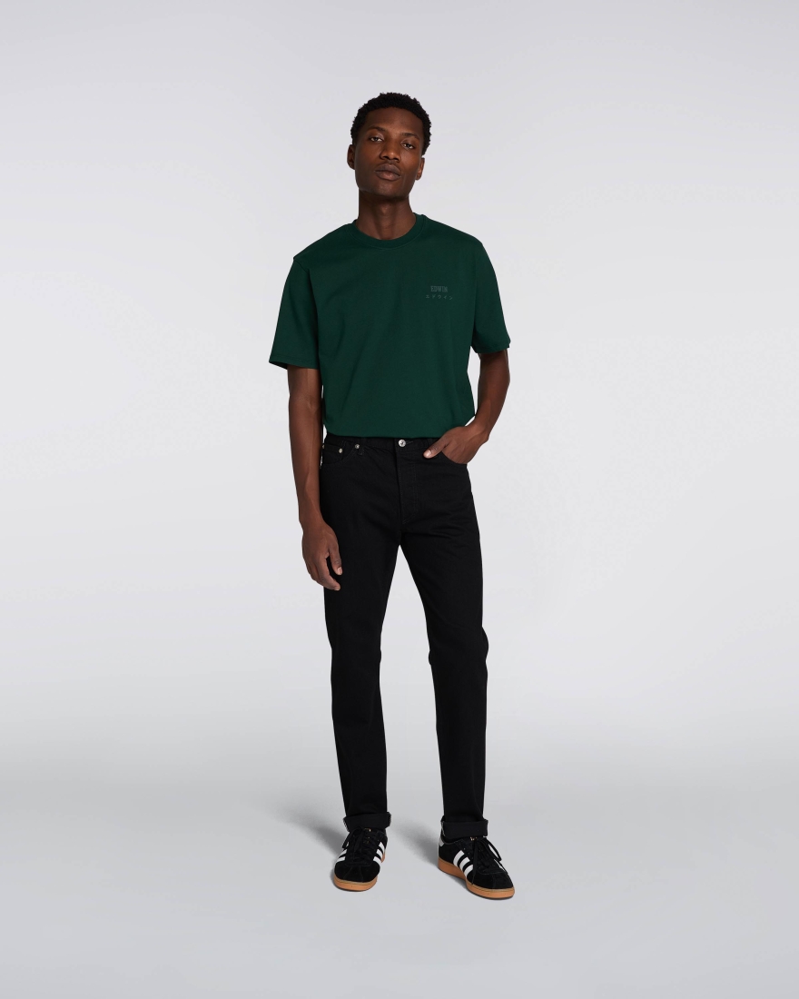 EDWIN Slim Tapered Jeans Black