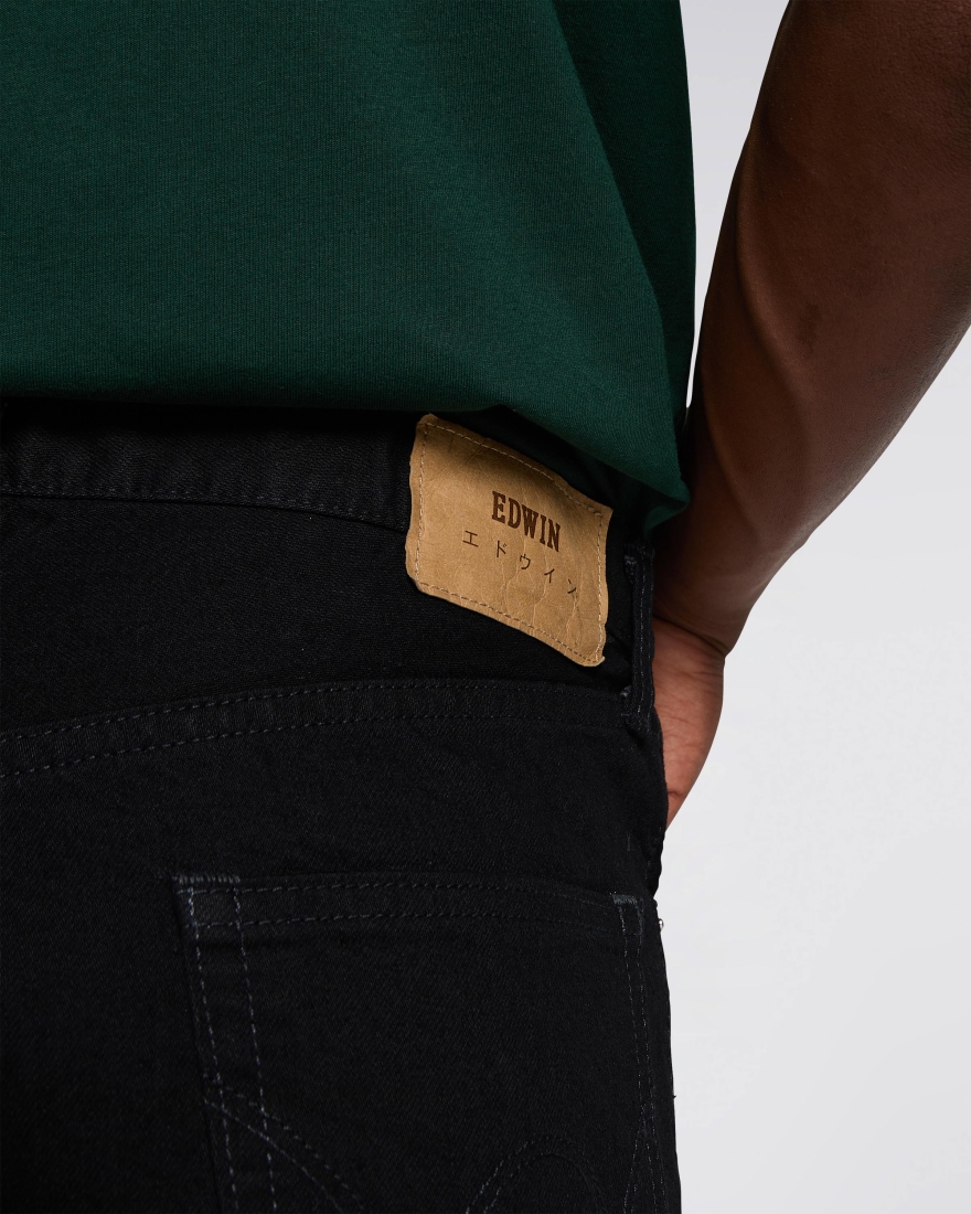 EDWIN Slim Tapered Jeans Black