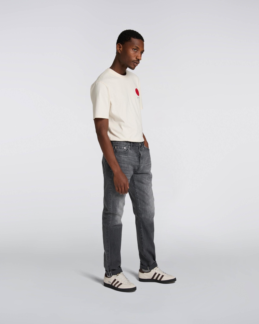 EDWIN Slim Tapered Jeans Black