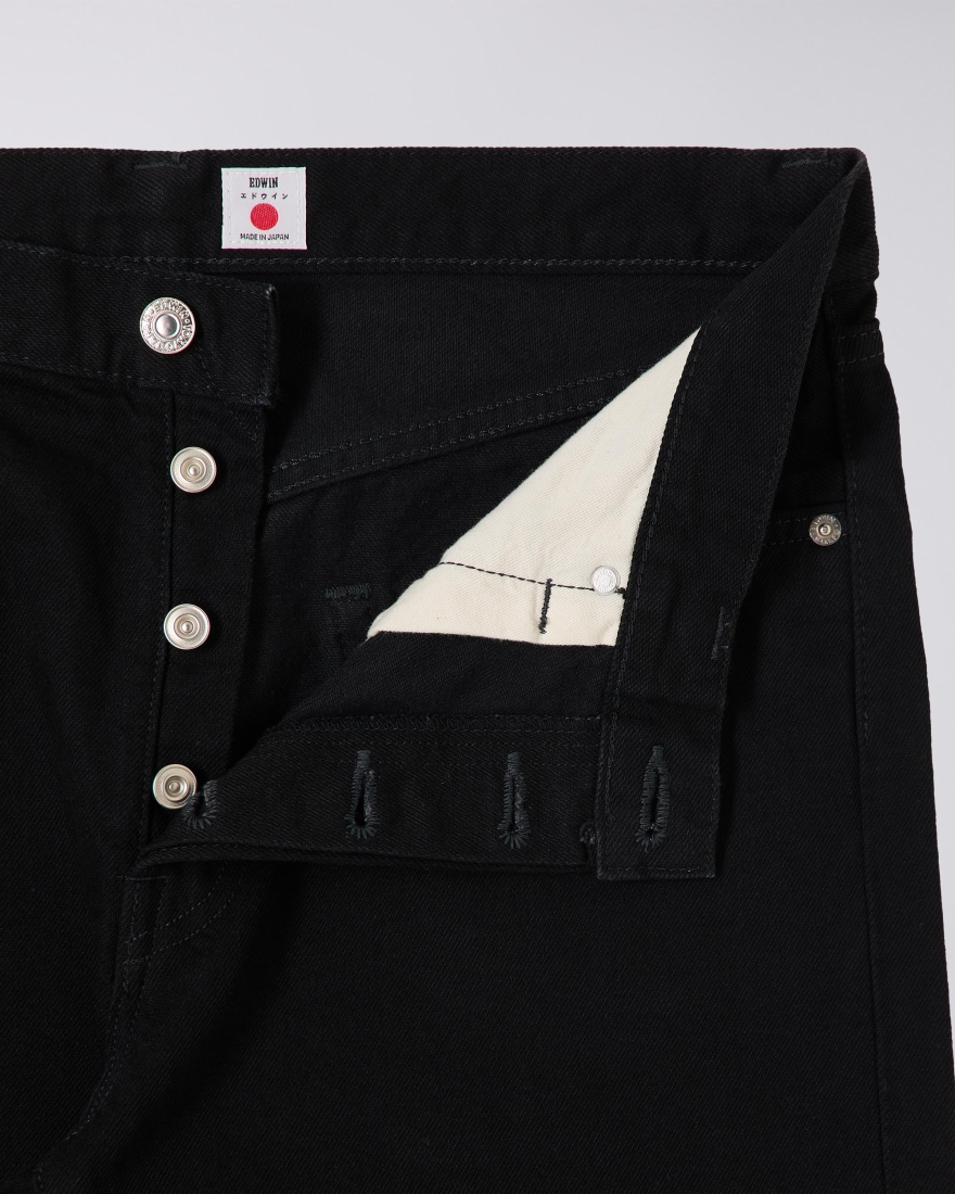 EDWIN Slim Tapered Jeans Black