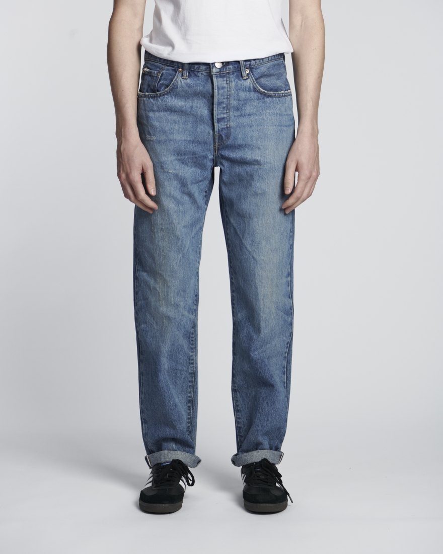 EDWIN Loose Straight Jeans Blue