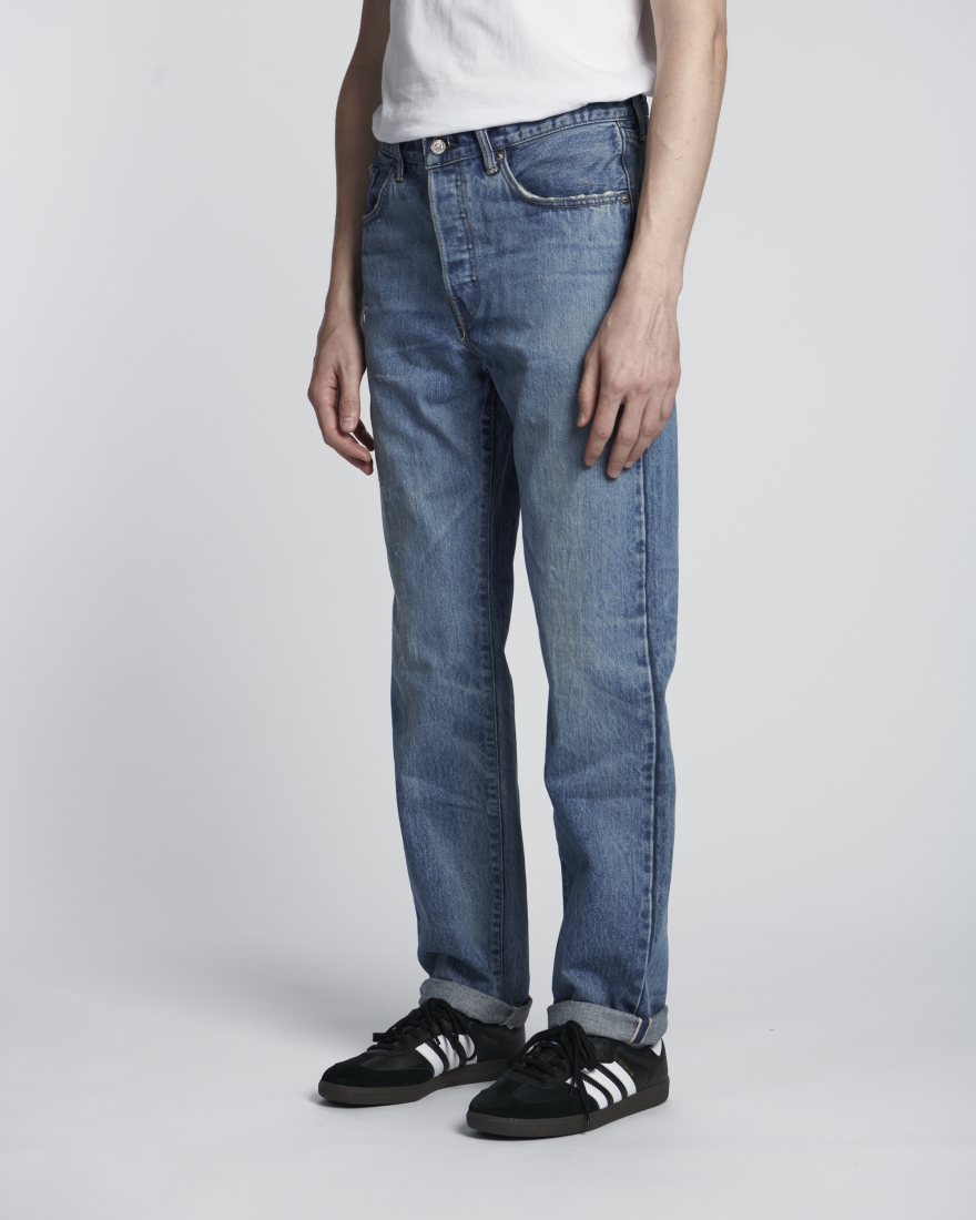 EDWIN Loose Straight Jeans Blue