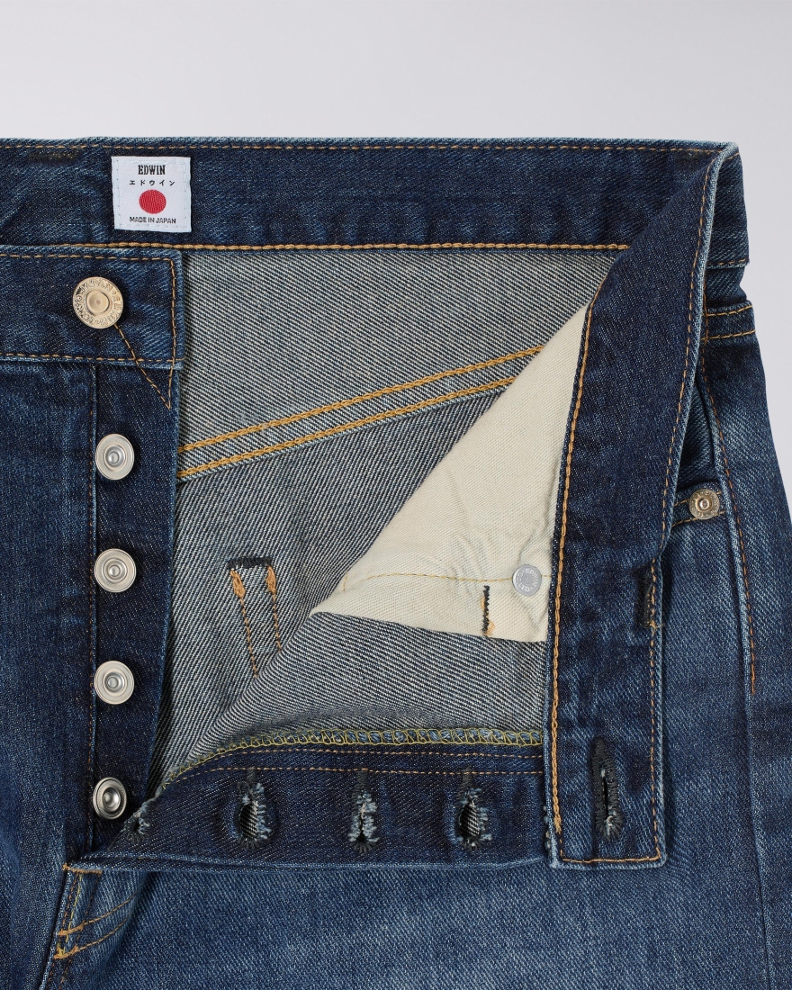 EDWIN Loose Straight Jeans Blue