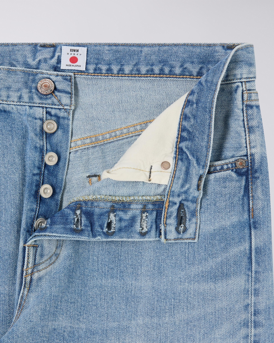 EDWIN Loose Straight Jeans Blue