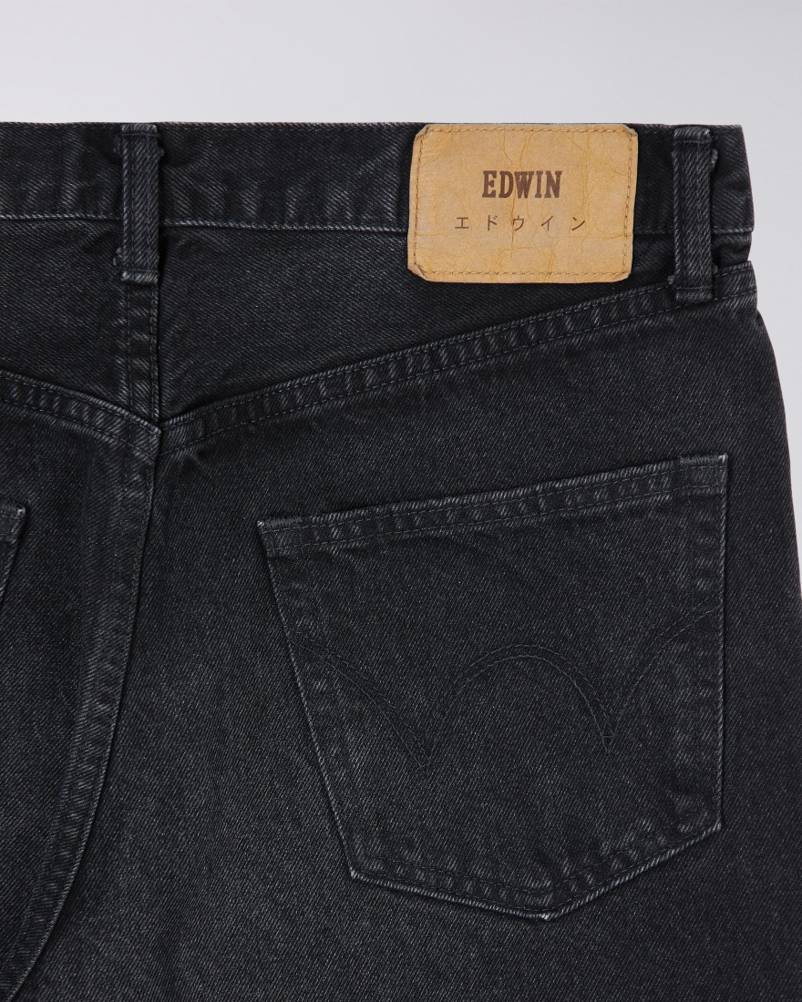 EDWIN Loose Straight Jeans Black
