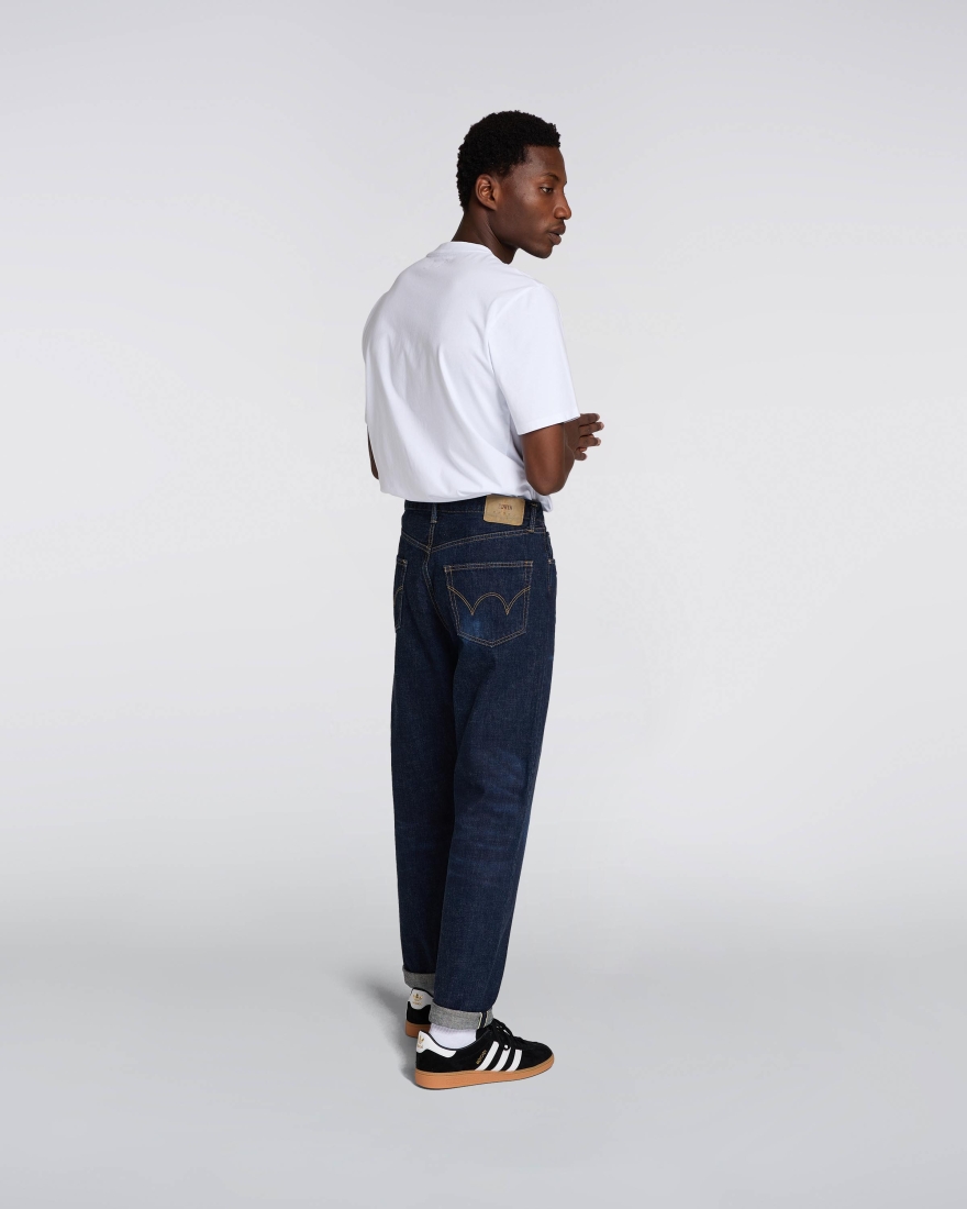 EDWIN Loose Tapered Jeans Blue