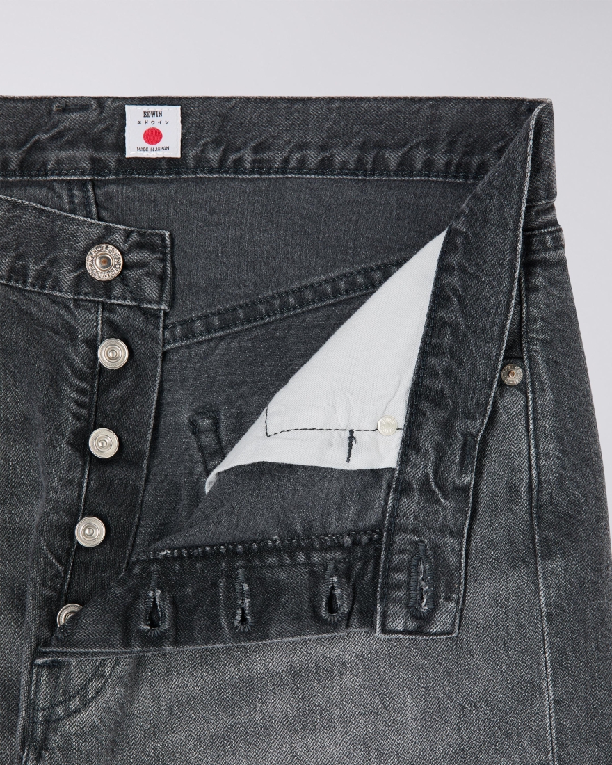 EDWIN Loose Tapered Jeans Black