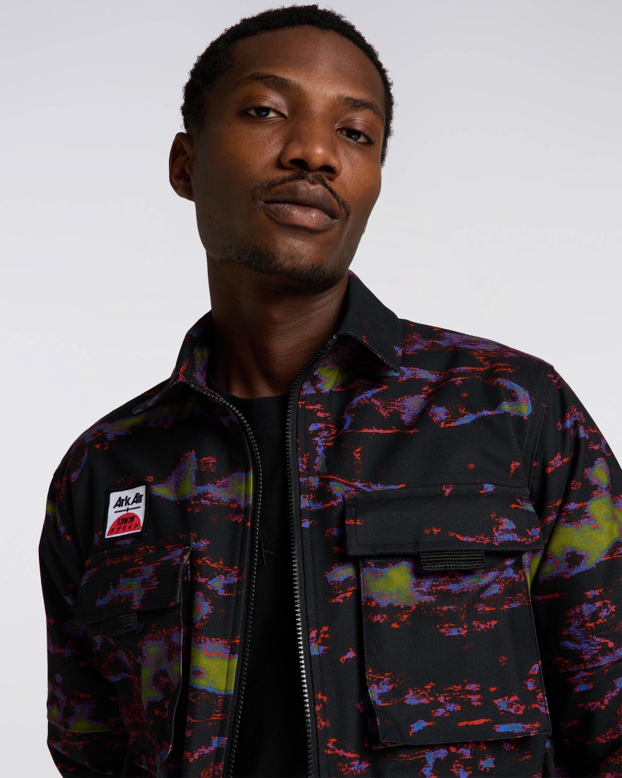 EDWIN Edwin X Arkair Detachable Sleeves Shirt Digi Camo