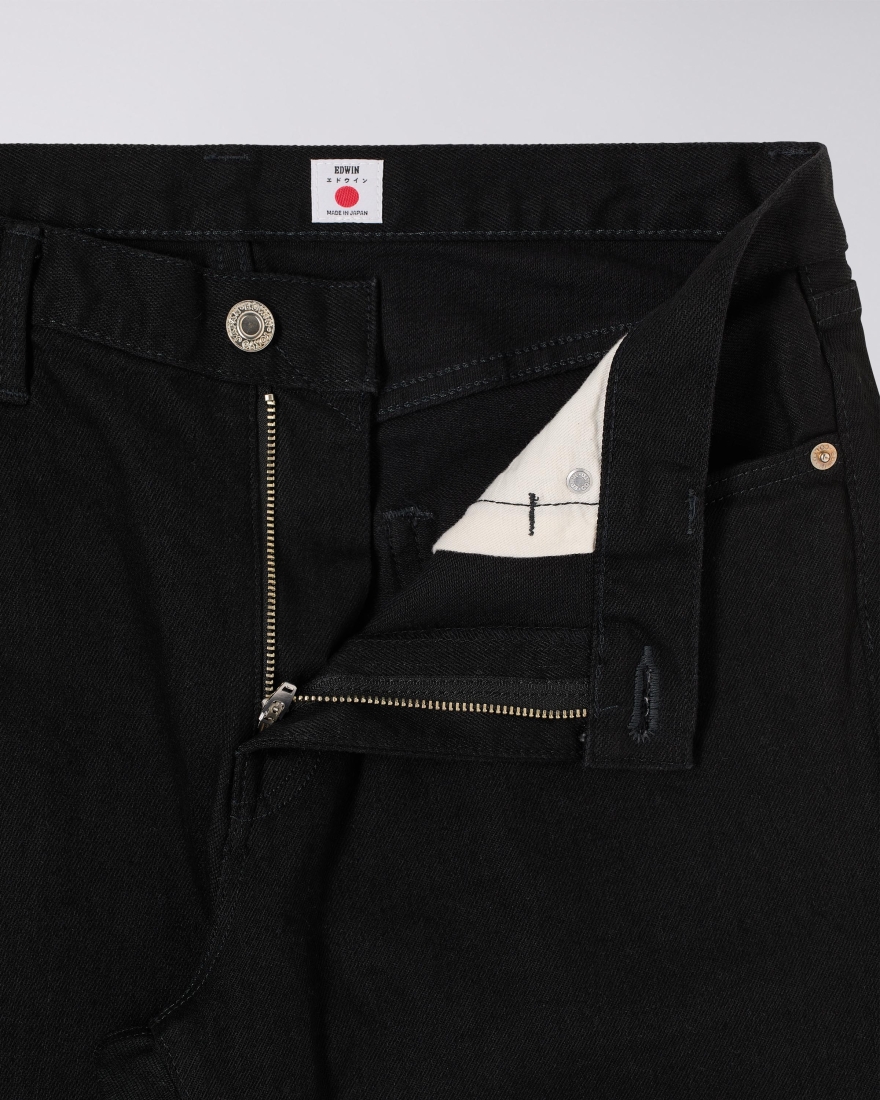 EDWIN Regular Tapered Jeans Black