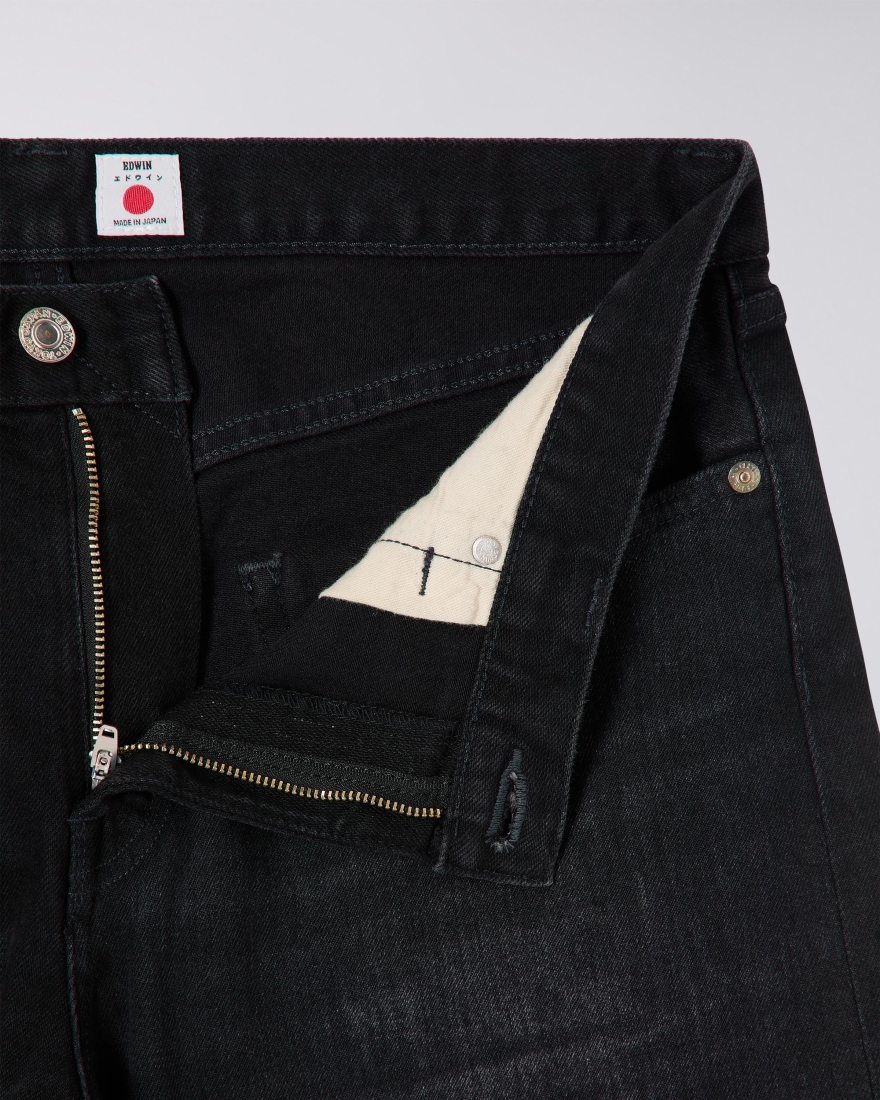 EDWIN Regular Tapered Jeans Black