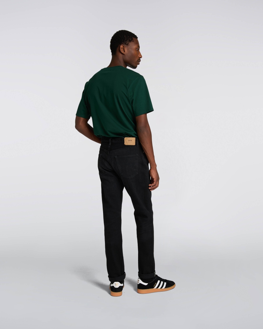 EDWIN Regular Tapered Jeans Black