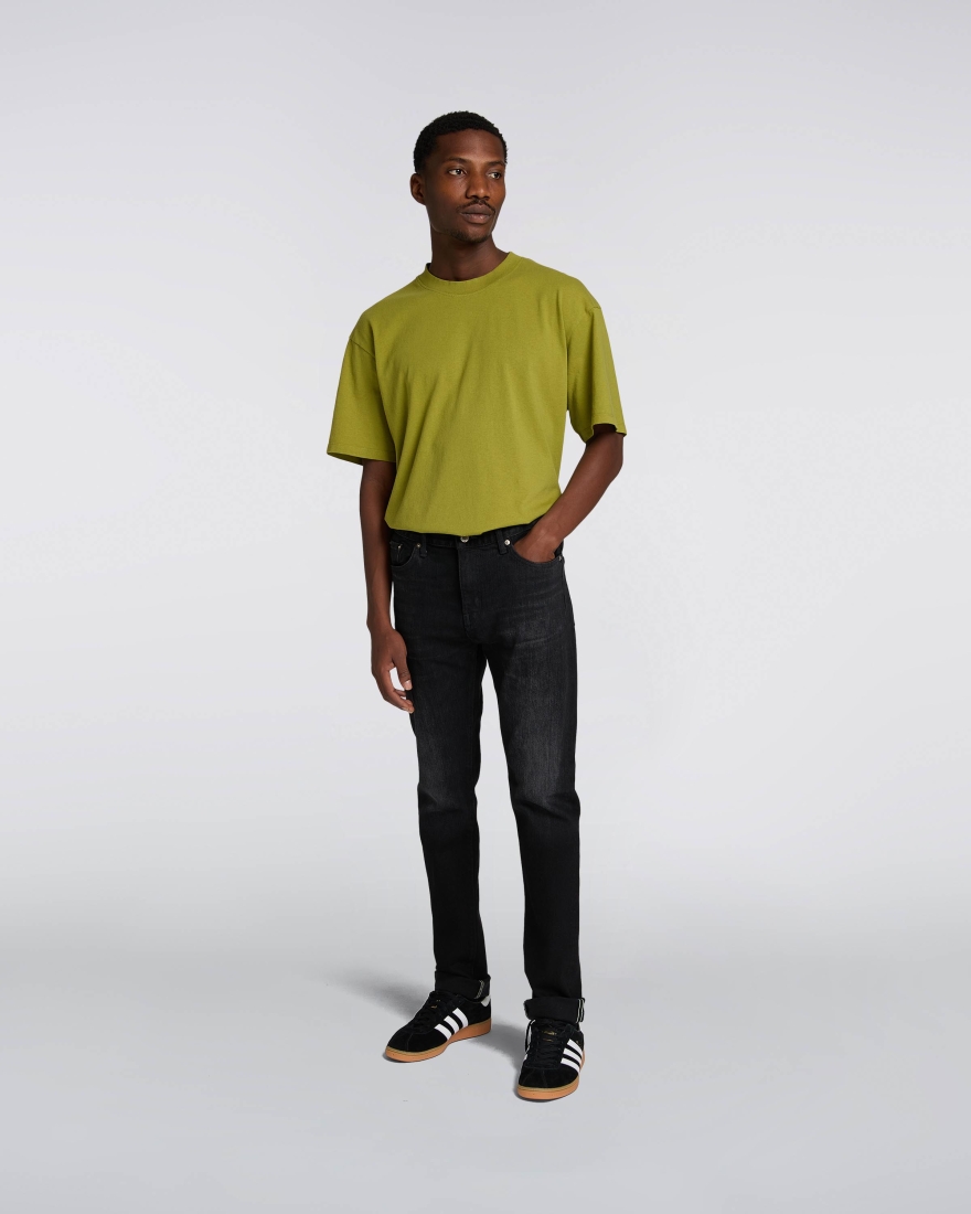 EDWIN Slim Tapered Jeans Black
