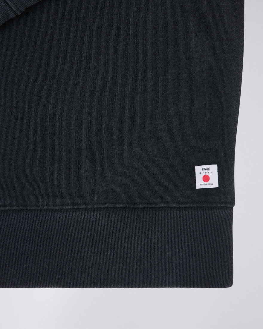 EDWIN Raglan-Sleeve Crewneck Black