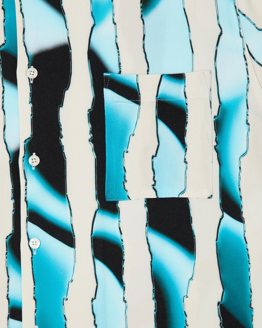 EDWIN Multidimensional Stripes Shirt SS Multicolor